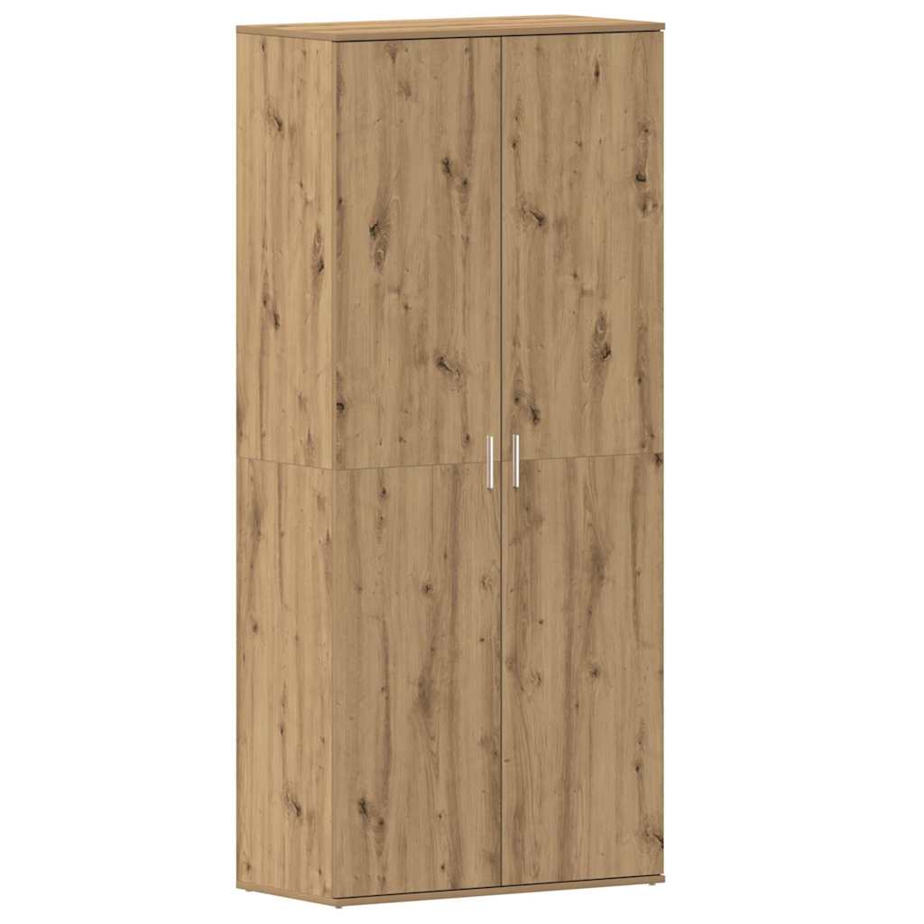Schoenenkast Artisan Eiken 80 x 39 x 178 cm Bewerkt hout is nu te koop bij PeponiXL, paradijselijk wonen!