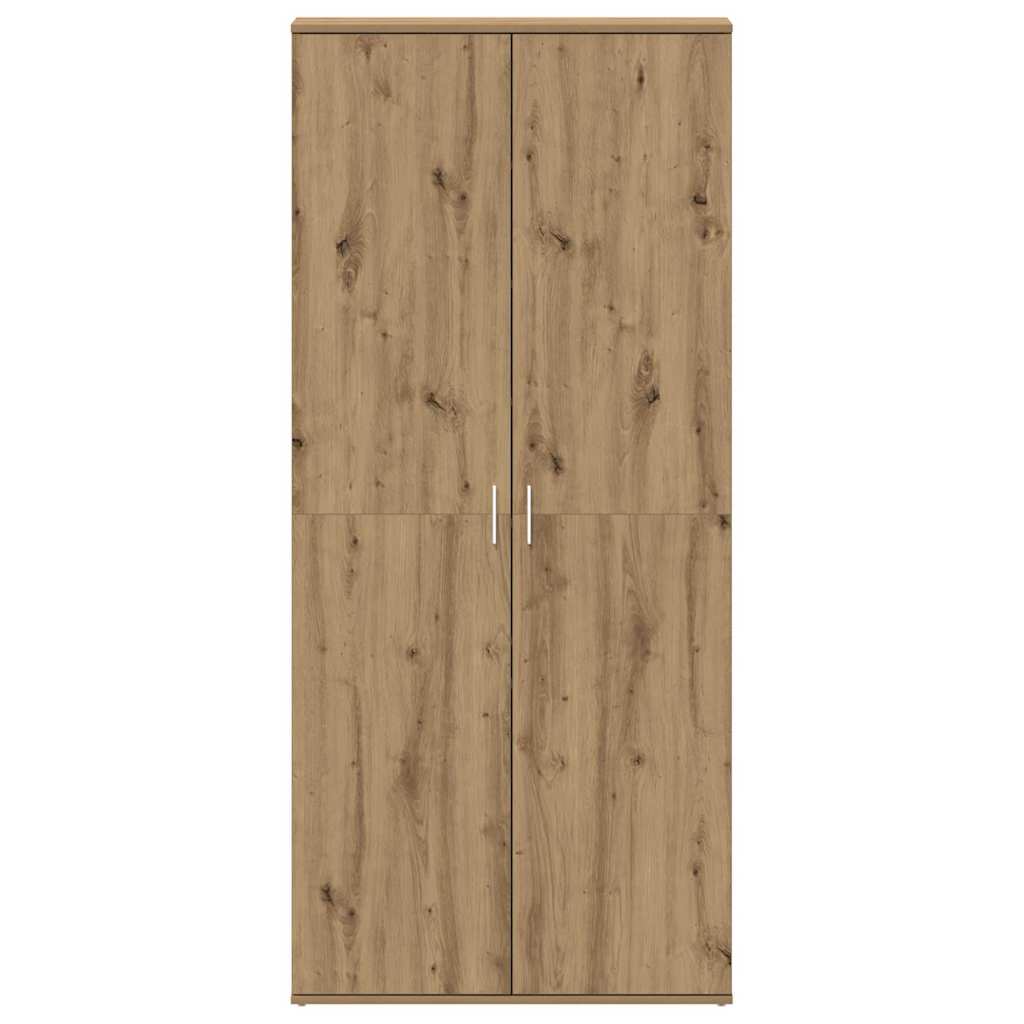 Schoenenkast Artisan Eiken 80 x 39 x 178 cm Bewerkt hout is nu te koop bij PeponiXL, paradijselijk wonen!