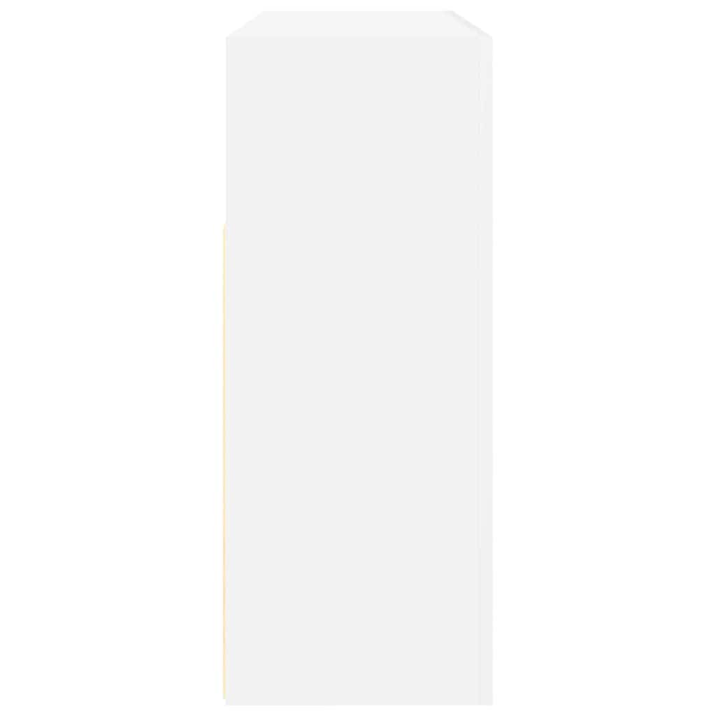 Dressoir met LED-striplichten Wit 116 x 30 x 75 cm Bewerkt hout is nu te koop bij PeponiXL, paradijselijk wonen!