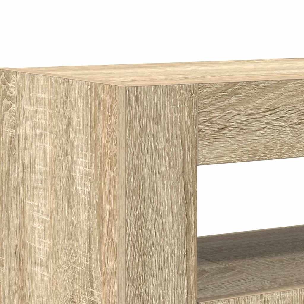Dressoir Sonoma Eiken 116 x 30 x 75 cm Bewerkt hout is nu te koop bij PeponiXL, paradijselijk wonen!