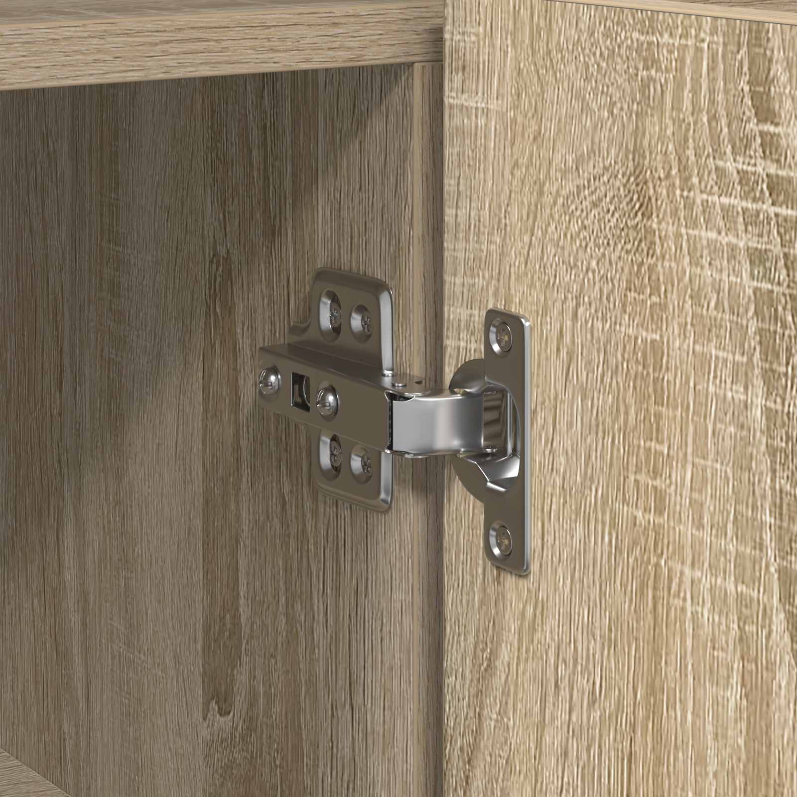 Dressoir Sonoma Eiken 116 x 30 x 75 cm Bewerkt hout is nu te koop bij PeponiXL, paradijselijk wonen!