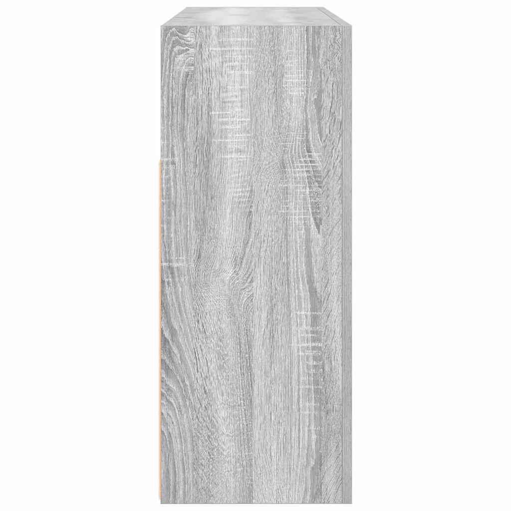 Dressoir Grijs Sonoma 116 x 30 x 75 cm Bewerkt hout is nu te koop bij PeponiXL, paradijselijk wonen!