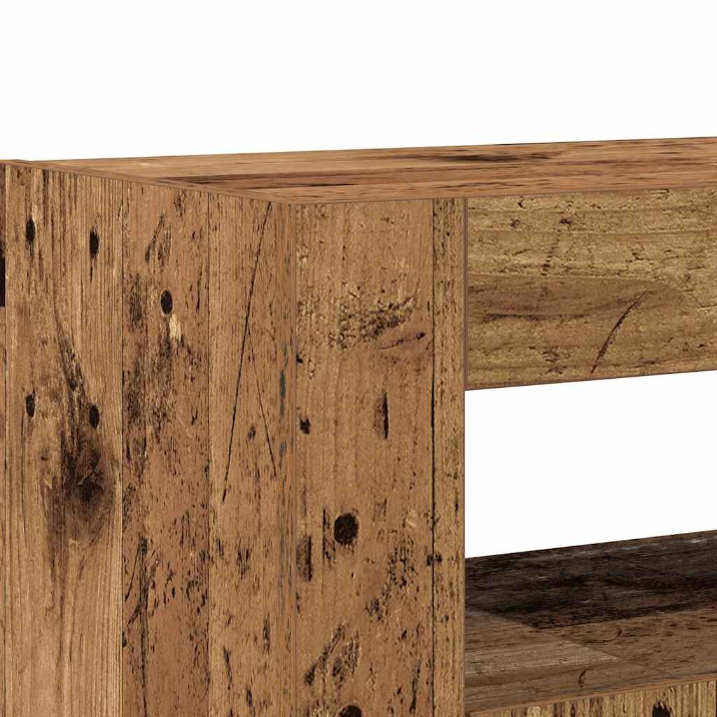 Dressoir Oudhout 116 x 30 x 75 cm Bewerkt hout is nu te koop bij PeponiXL, paradijselijk wonen!