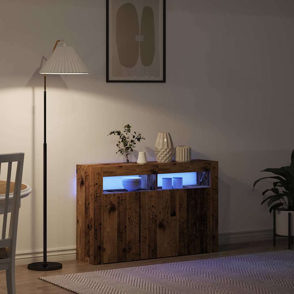 Dressoir Oudhout 116 x 30 x 75 cm Bewerkt hout is nu te koop bij PeponiXL, paradijselijk wonen!