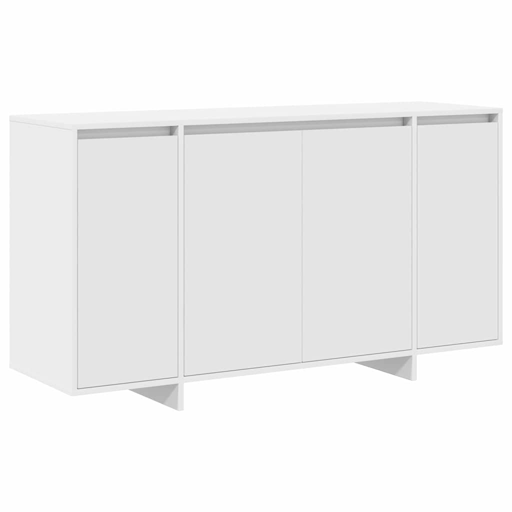 Dressoir Wit 135 x 41 x 75 cm Bewerkt hout is nu te koop bij PeponiXL, paradijselijk wonen!