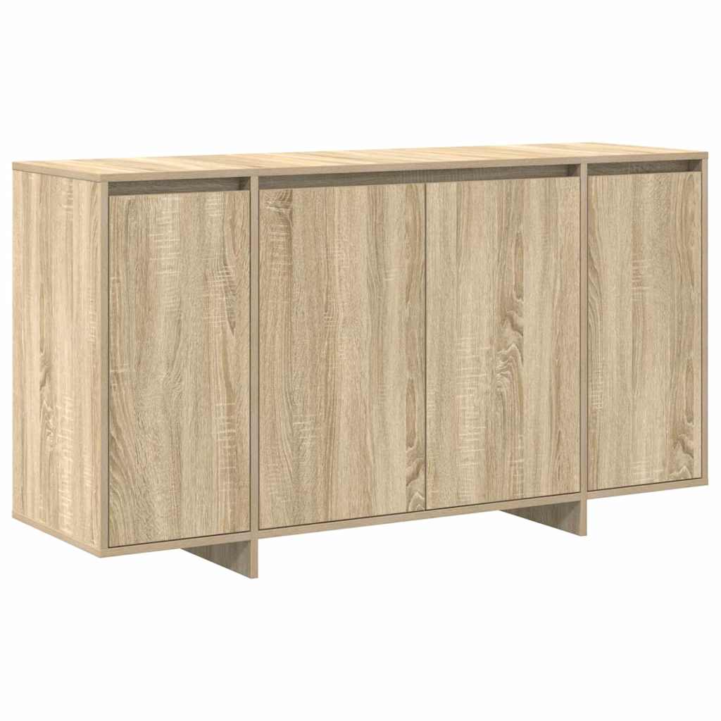 Dressoir Sonoma Eiken 135 x 41 x 75 cm Bewerkt hout is nu te koop bij PeponiXL, paradijselijk wonen!