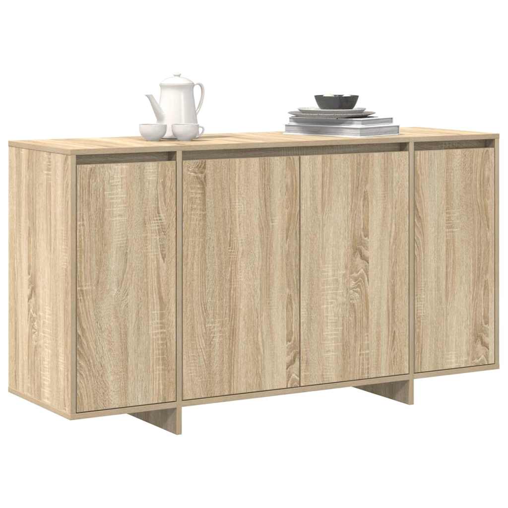 Dressoir Sonoma Eiken 135 x 41 x 75 cm Bewerkt hout is nu te koop bij PeponiXL, paradijselijk wonen!
