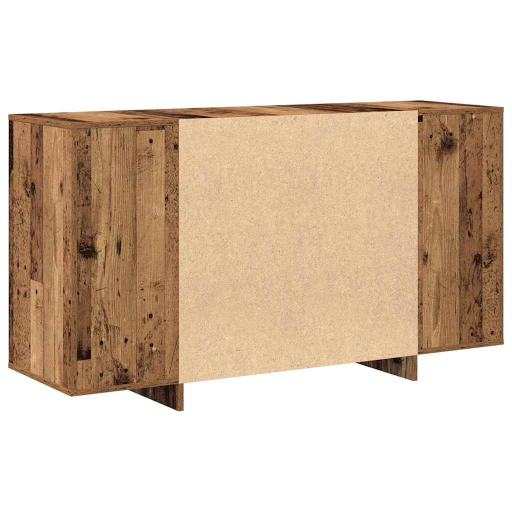 Dressoir Oudhout 135 x 41 x 75 cm Bewerkt hout is nu te koop bij PeponiXL, paradijselijk wonen!