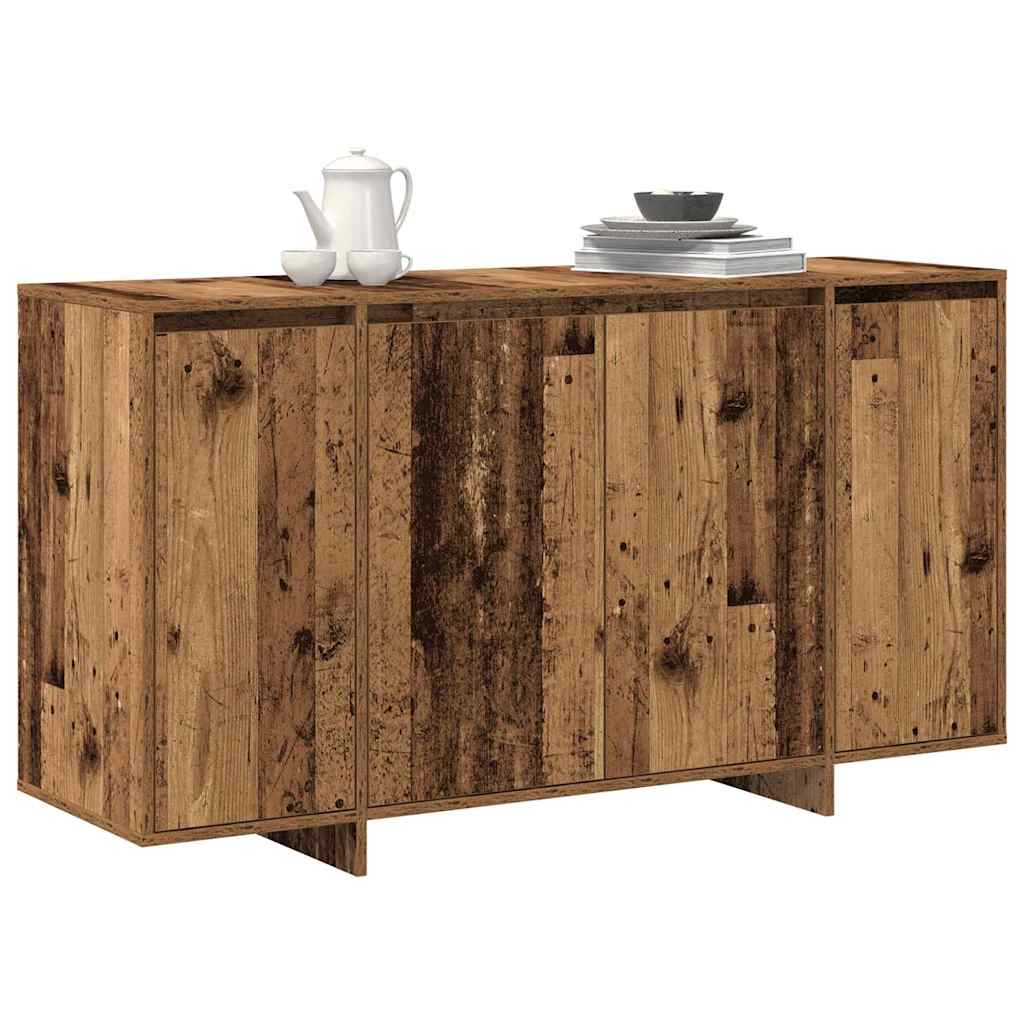 Dressoir Oudhout 135 x 41 x 75 cm Bewerkt hout is nu te koop bij PeponiXL, paradijselijk wonen!