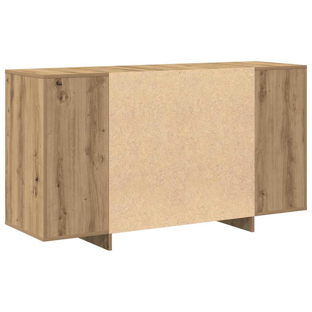 Dressoir Artisan Eiken 135 x 41 x 75 cm Bewerkt hout is nu te koop bij PeponiXL, paradijselijk wonen!