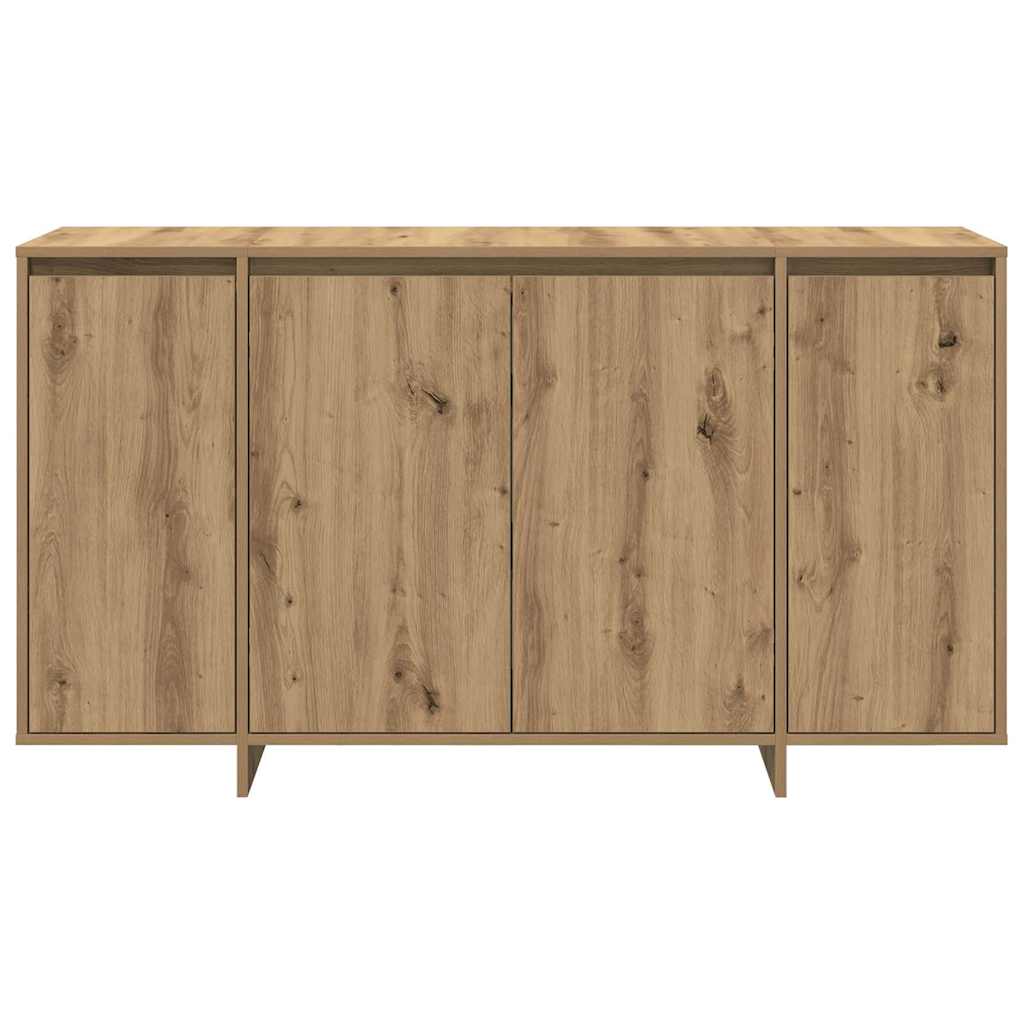 Dressoir Artisan Eiken 135 x 41 x 75 cm Bewerkt hout is nu te koop bij PeponiXL, paradijselijk wonen!
