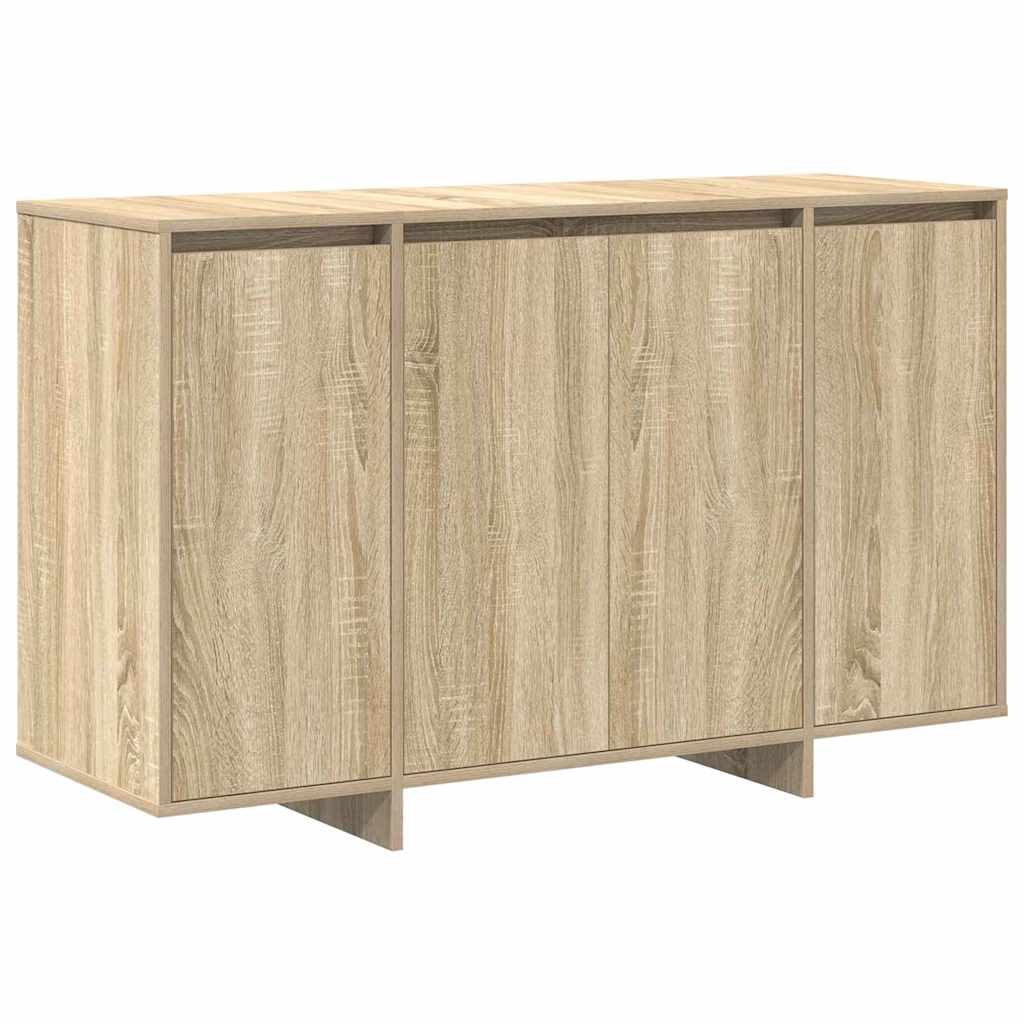 Dressoir Sonoma eiken 120 x 41 x 75 cm Bewerkt hout is nu te koop bij PeponiXL, paradijselijk wonen!