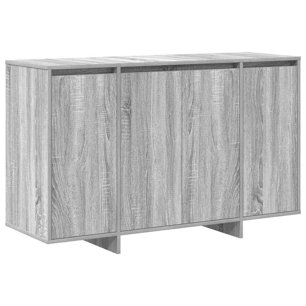Dressoir Grijs sonoma 120 x 41 x 75 cm Bewerkt hout is nu te koop bij PeponiXL, paradijselijk wonen!