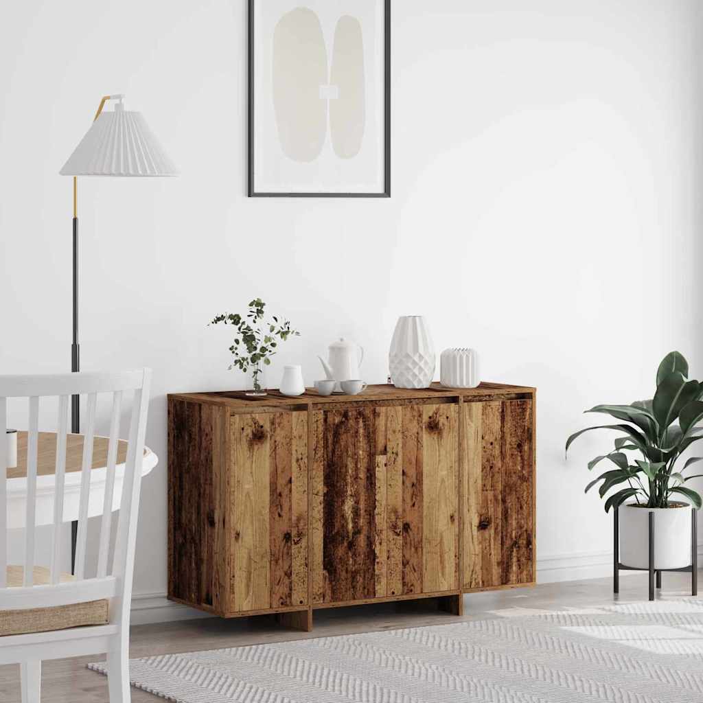 Dressoir Oud hout 120 x 41 x 75 cm Bewerkt hout is nu te koop bij PeponiXL, paradijselijk wonen!