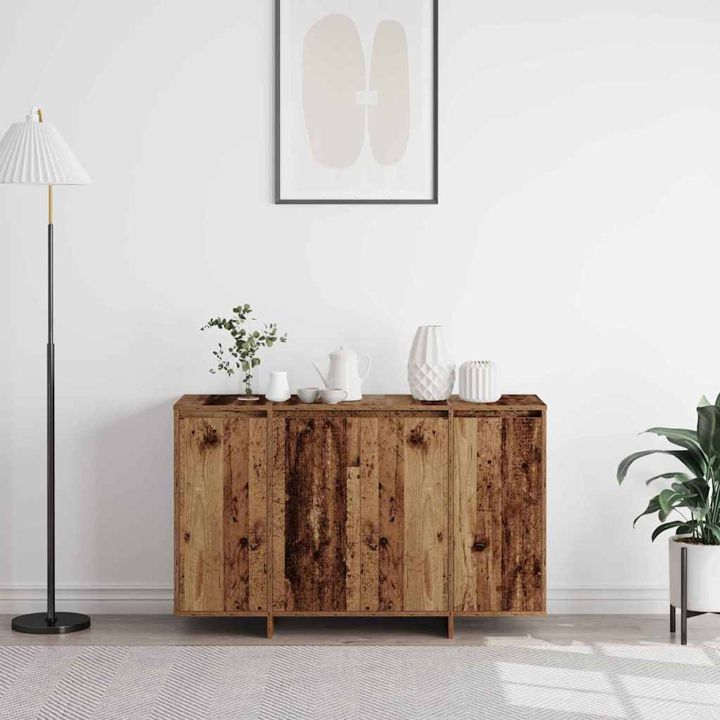 Dressoir Oud hout 120 x 41 x 75 cm Bewerkt hout is nu te koop bij PeponiXL, paradijselijk wonen!