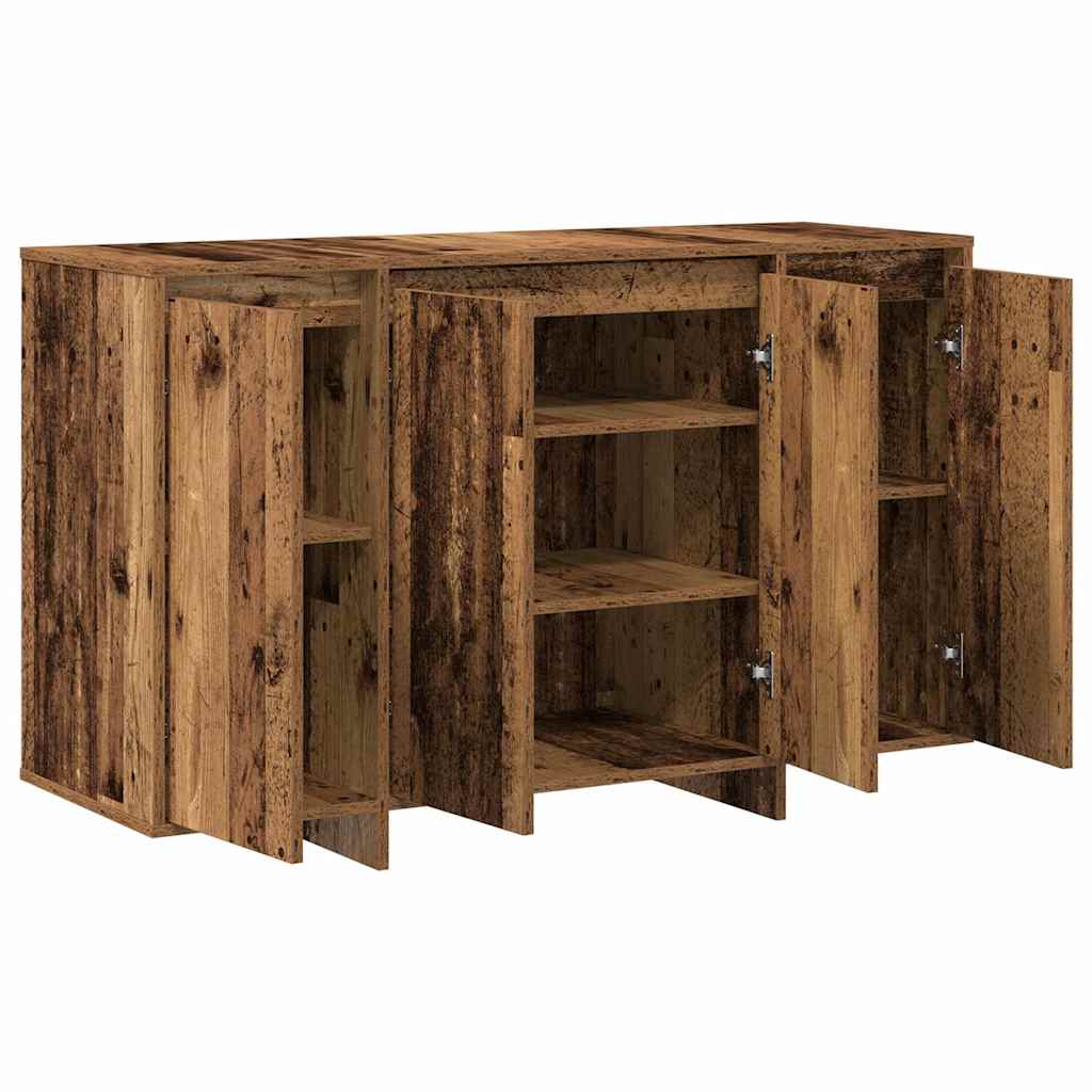 Dressoir Oud hout 120 x 41 x 75 cm Bewerkt hout is nu te koop bij PeponiXL, paradijselijk wonen!