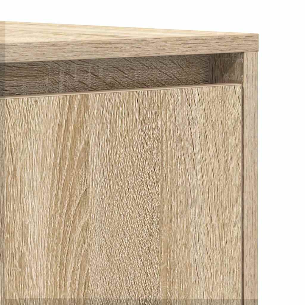 Dressoir met lade Sonoma Eiken 120 x 41 x 75 cm Bewerkt hout is nu te koop bij PeponiXL, paradijselijk wonen!