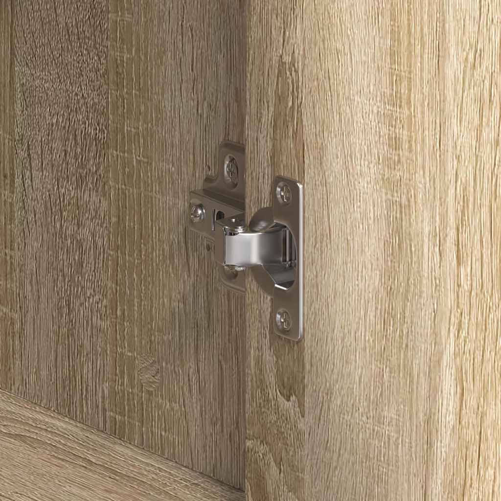 Dressoir met lade Sonoma Eiken 120 x 41 x 75 cm Bewerkt hout is nu te koop bij PeponiXL, paradijselijk wonen!