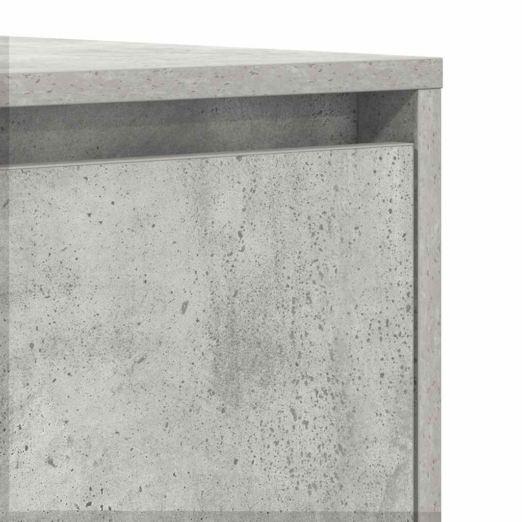Dressoir met lade Beton Grijs 120 x 41 x 75 cm Bewerkt hout is nu te koop bij PeponiXL, paradijselijk wonen!