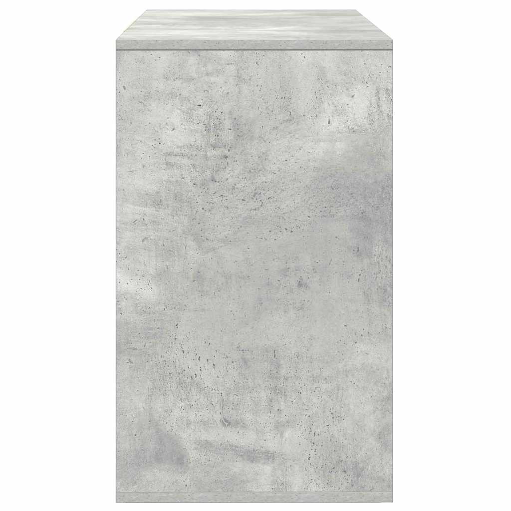 Dressoir met lade Beton Grijs 120 x 41 x 75 cm Bewerkt hout is nu te koop bij PeponiXL, paradijselijk wonen!