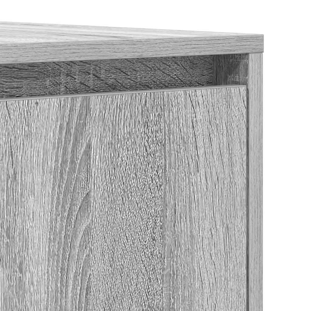 Dressoir met lade Grijs Sonoma 120 x 41 x 75 cm Bewerkt hout is nu te koop bij PeponiXL, paradijselijk wonen!