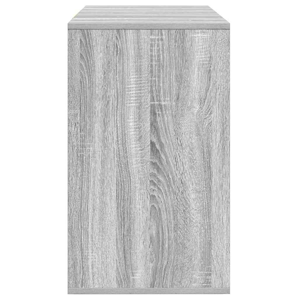 Dressoir met lade Grijs Sonoma 120 x 41 x 75 cm Bewerkt hout is nu te koop bij PeponiXL, paradijselijk wonen!