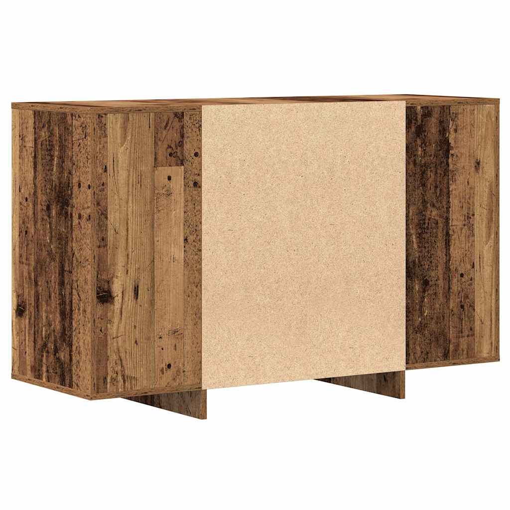 Dressoir met lade Oudhout 120 x 41 x 75 cm Bewerkt hout is nu te koop bij PeponiXL, paradijselijk wonen!