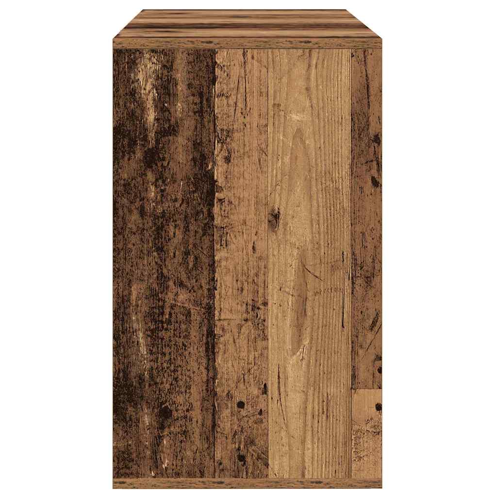 Dressoir met lade Oudhout 120 x 41 x 75 cm Bewerkt hout is nu te koop bij PeponiXL, paradijselijk wonen!