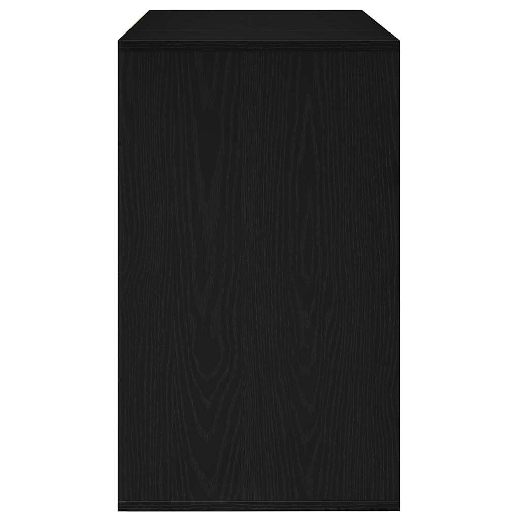 Dressoir met lade Zwart Eiken 120 x 41 x 75 cm Bewerkt hout is nu te koop bij PeponiXL, paradijselijk wonen!