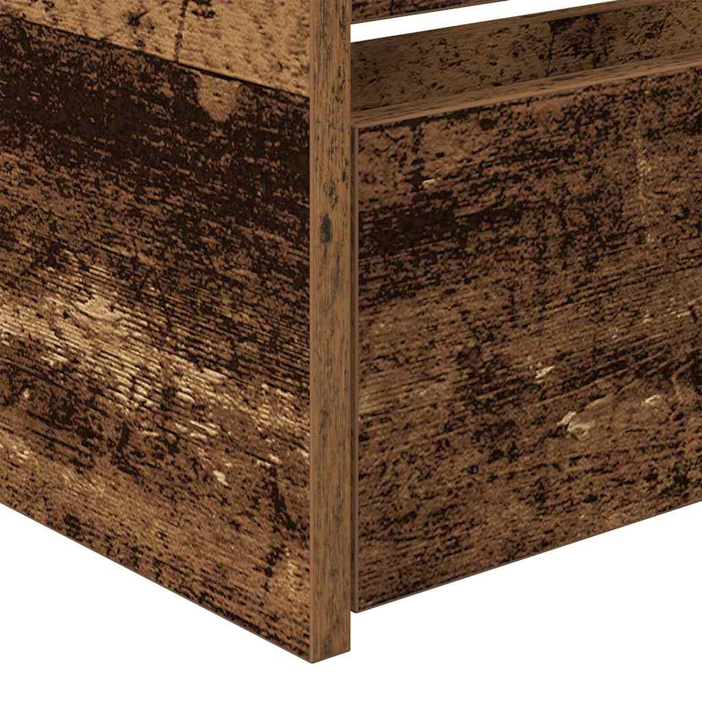 Dagbed met hoofdeinde Oud Hout 90 x 190 cm Bewerkt hout is nu te koop bij PeponiXL, paradijselijk wonen!