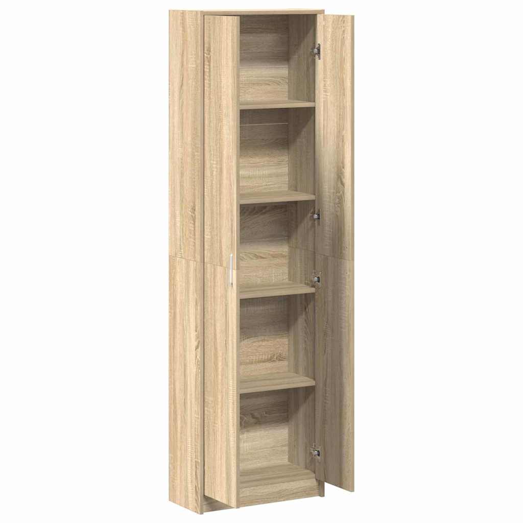 Kledingkast Sonoma Eiken 55 x 25 x 189 cm Bewerkt hout is nu te koop bij PeponiXL, paradijselijk wonen!