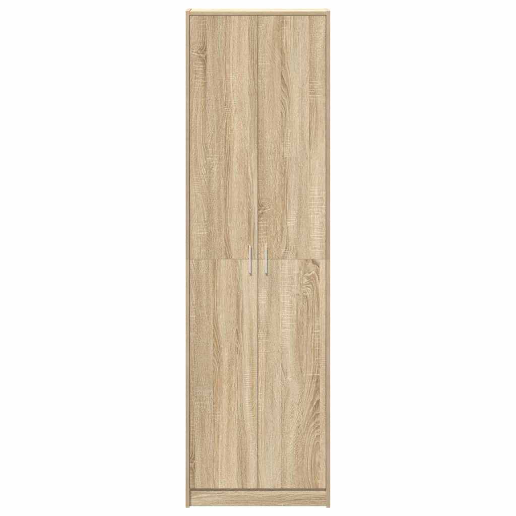 Kledingkast Sonoma Eiken 55 x 25 x 189 cm Bewerkt hout is nu te koop bij PeponiXL, paradijselijk wonen!