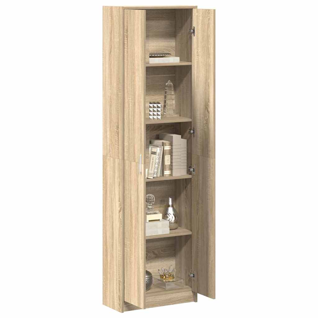 Kledingkast Sonoma Eiken 55 x 25 x 189 cm Bewerkt hout is nu te koop bij PeponiXL, paradijselijk wonen!