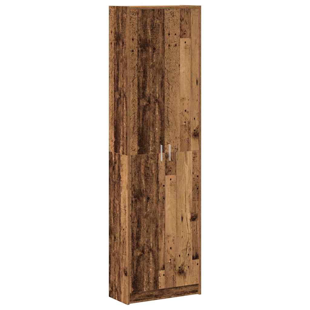 Kledingkast met plank Oud Hout 55 x 25 x 189 cm Bewerkt hout is nu te koop bij PeponiXL, paradijselijk wonen!