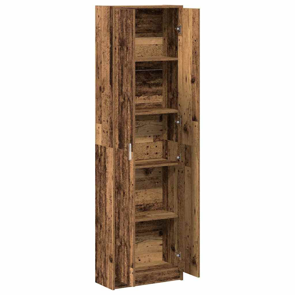 Kledingkast met plank Oud Hout 55 x 25 x 189 cm Bewerkt hout is nu te koop bij PeponiXL, paradijselijk wonen!