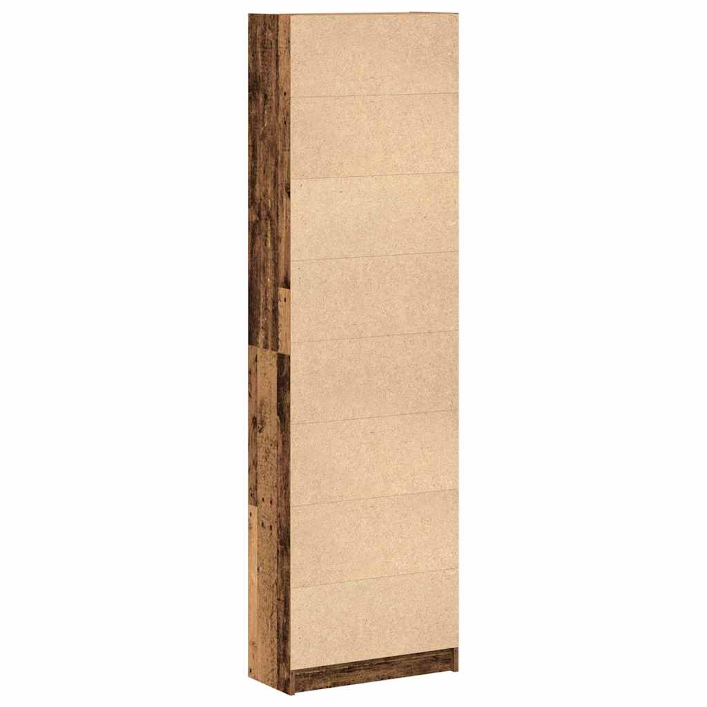 Kledingkast met plank Oud Hout 55 x 25 x 189 cm Bewerkt hout is nu te koop bij PeponiXL, paradijselijk wonen!
