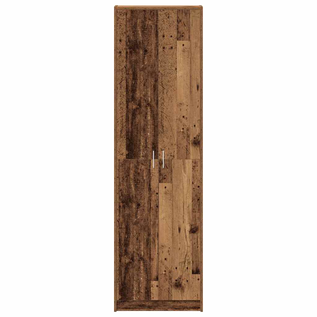 Kledingkast met plank Oud Hout 55 x 25 x 189 cm Bewerkt hout is nu te koop bij PeponiXL, paradijselijk wonen!