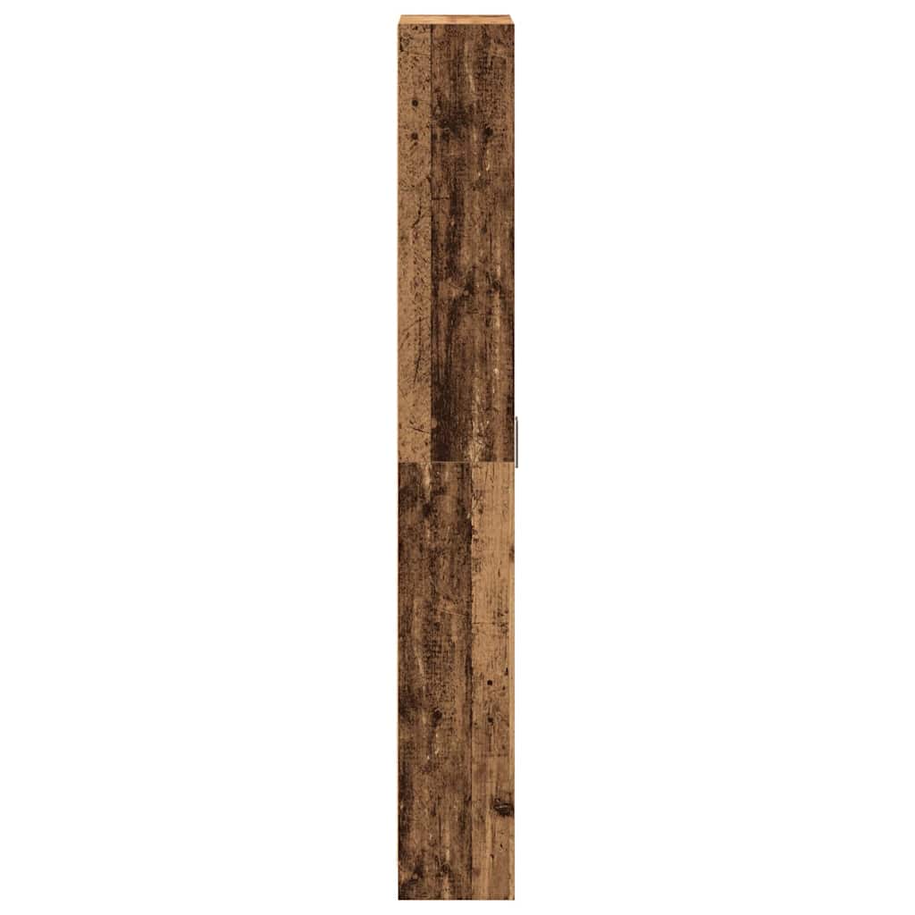 Kledingkast met plank Oud Hout 55 x 25 x 189 cm Bewerkt hout is nu te koop bij PeponiXL, paradijselijk wonen!