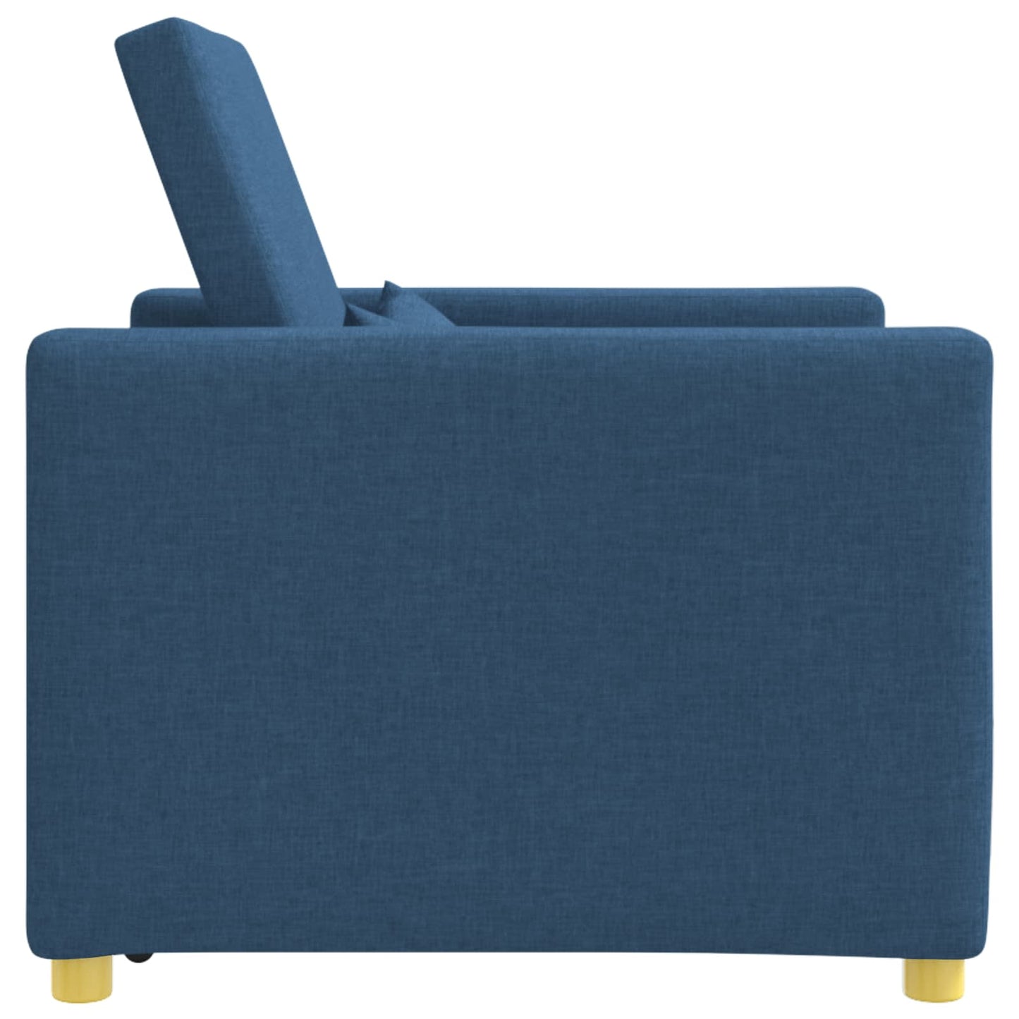 Uittrekbaar slaapbank eenpersoons Blauw 90 x 165 x 87 cm Stof is nu te koop bij PeponiXL, paradijselijk wonen!