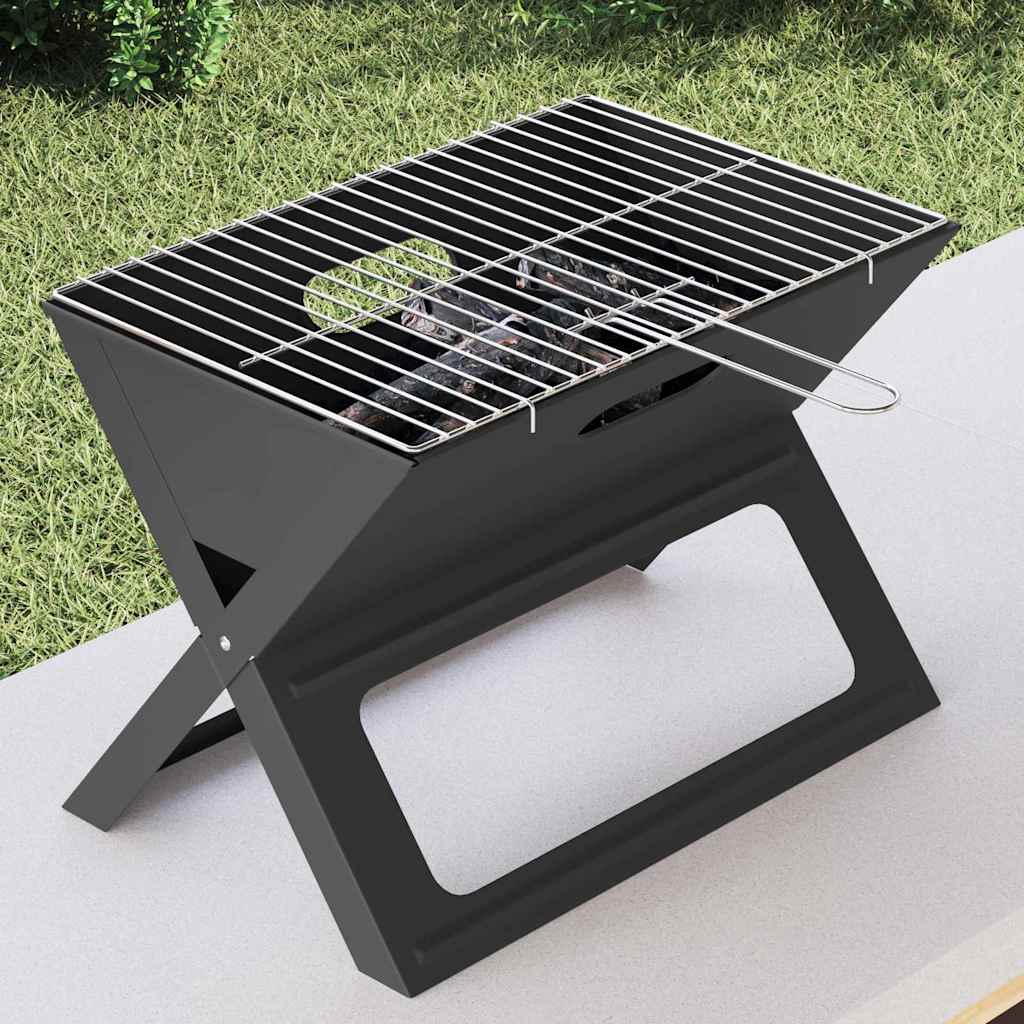 Buiten Grill Zwart 46 x 31 x 31 cm Staal is nu te koop bij PeponiXL, paradijselijk wonen!
