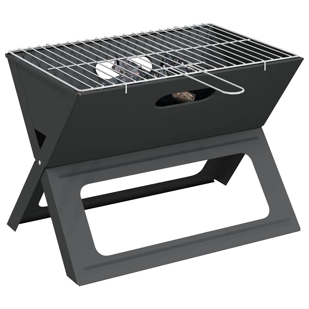 Buiten Grill Zwart 46 x 31 x 31 cm Staal is nu te koop bij PeponiXL, paradijselijk wonen!