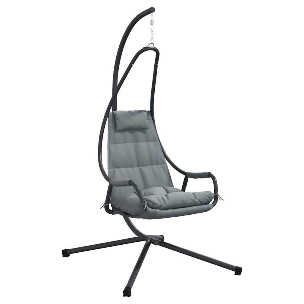 Hangende ei-stoel Antraciet 94 x 107 x 196,5 cm Staal is nu te koop bij PeponiXL, paradijselijk wonen!