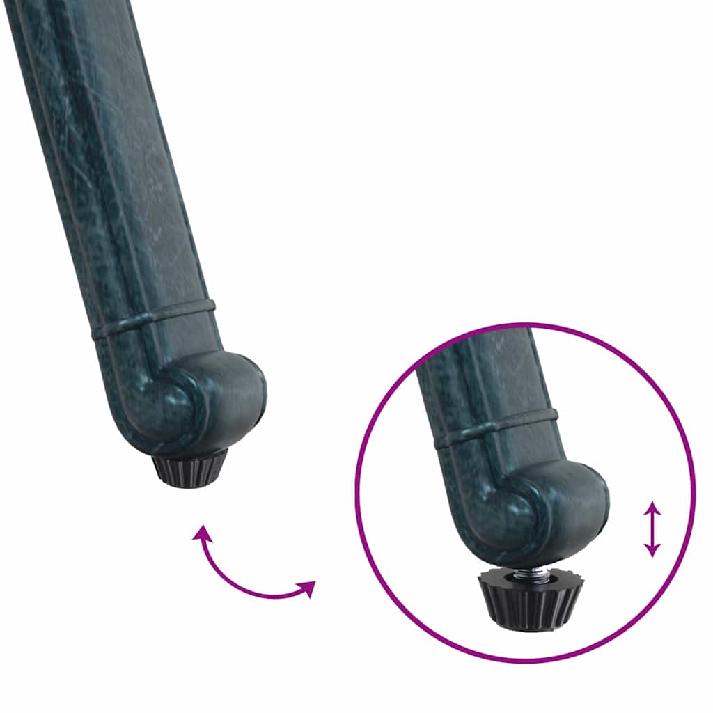 Tuinstoel 2 pcs Groen 55 x 56,5 x 91cm Aluminium is nu te koop bij PeponiXL, paradijselijk wonen!