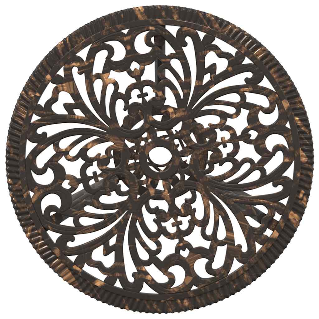 Tuin Bistro Set 3 pcs Brons Aluminium is nu te koop bij PeponiXL, paradijselijk wonen!