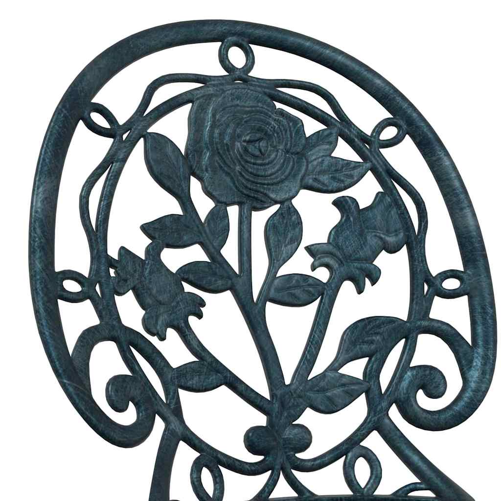 Tuin Bistro Set 3 pcs Groen Aluminium is nu te koop bij PeponiXL, paradijselijk wonen!