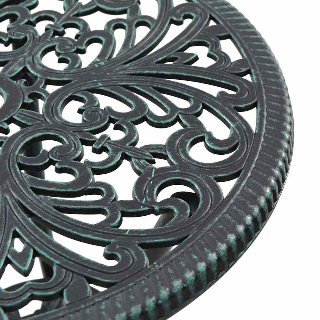Tuin Bistro Set 3 pcs Groen Aluminium is nu te koop bij PeponiXL, paradijselijk wonen!