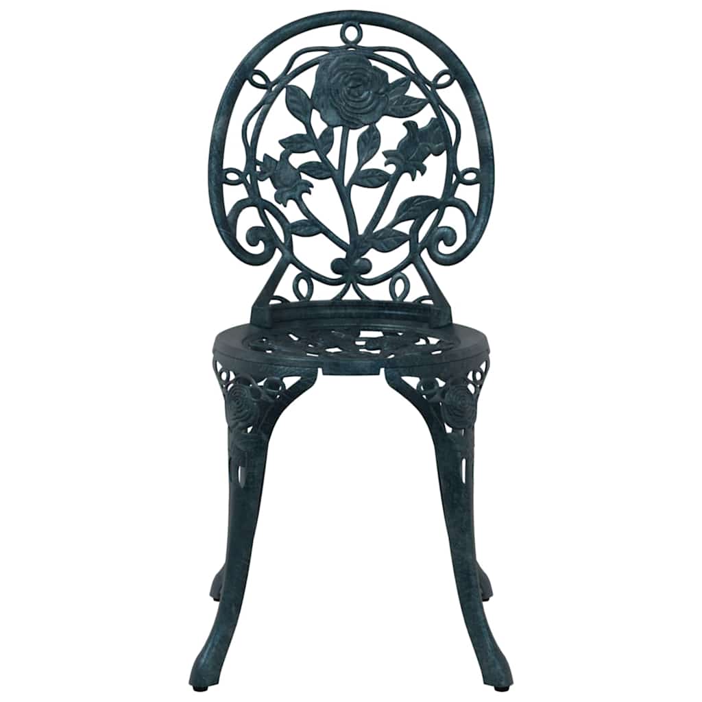 Tuin Bistro Set 3 pcs Groen Aluminium is nu te koop bij PeponiXL, paradijselijk wonen!