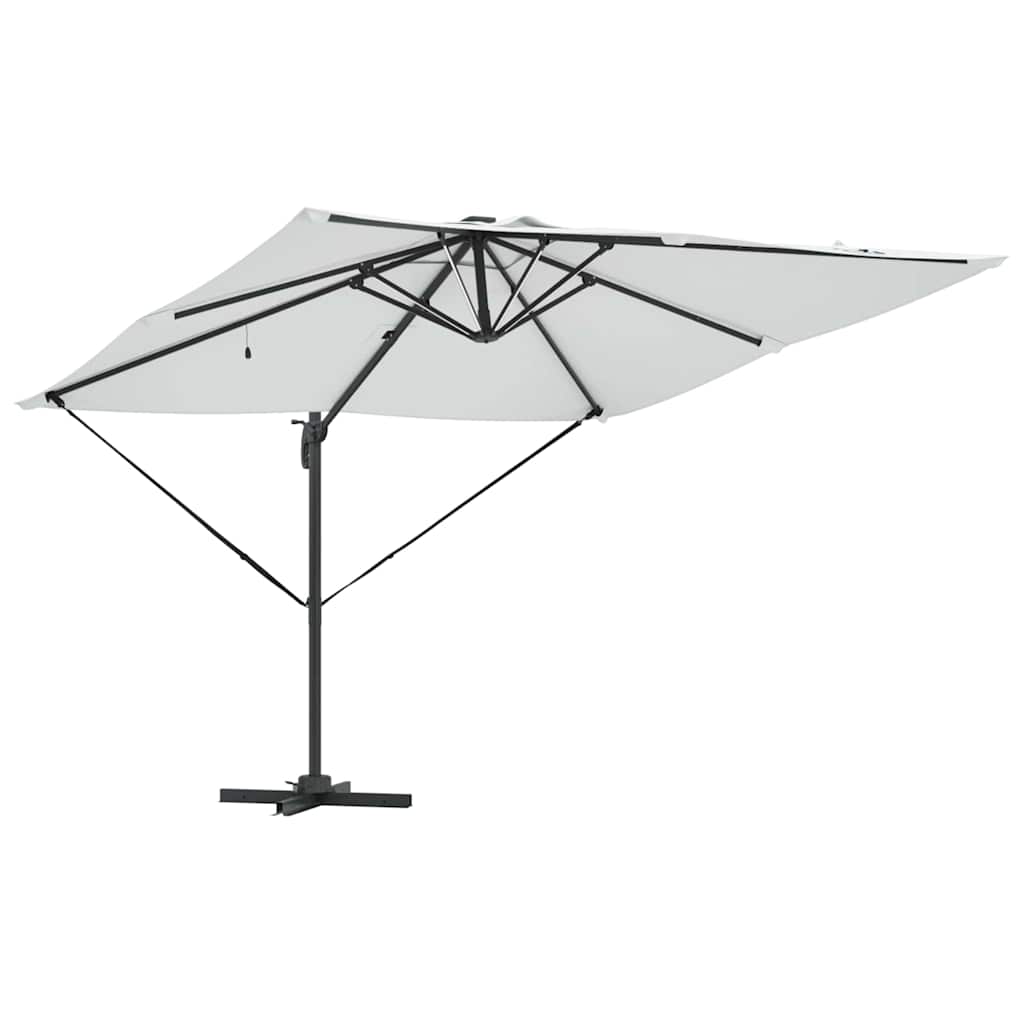 Parasol Zand 286 x 284 x 270 cm Aluminium en Polyester is nu te koop bij PeponiXL, paradijselijk wonen!
