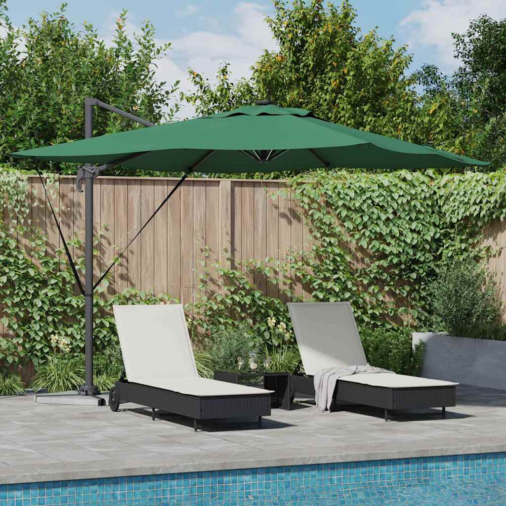 Parasol Groen 286 x 284 x 270 cm Aluminium en Polyester is nu te koop bij PeponiXL, paradijselijk wonen!