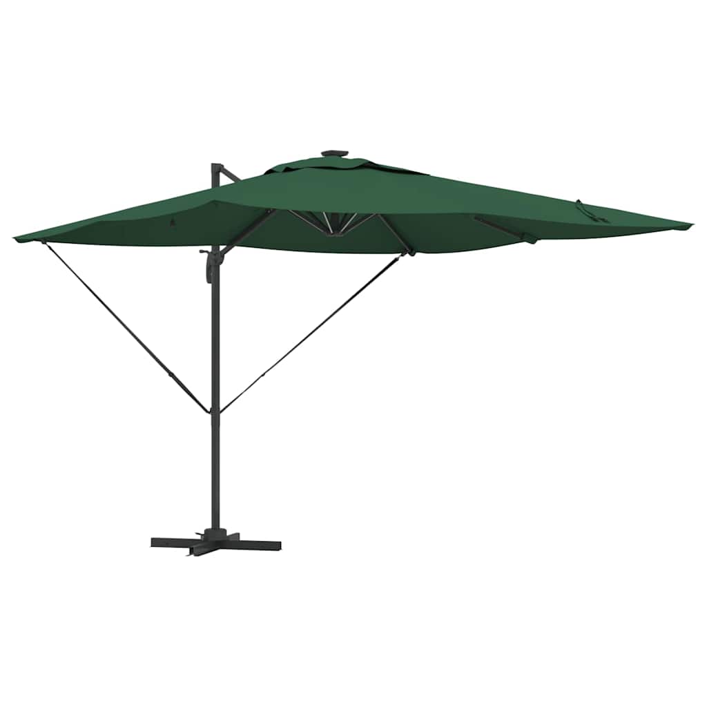 Parasol Groen 286 x 284 x 270 cm Aluminium en Polyester is nu te koop bij PeponiXL, paradijselijk wonen!